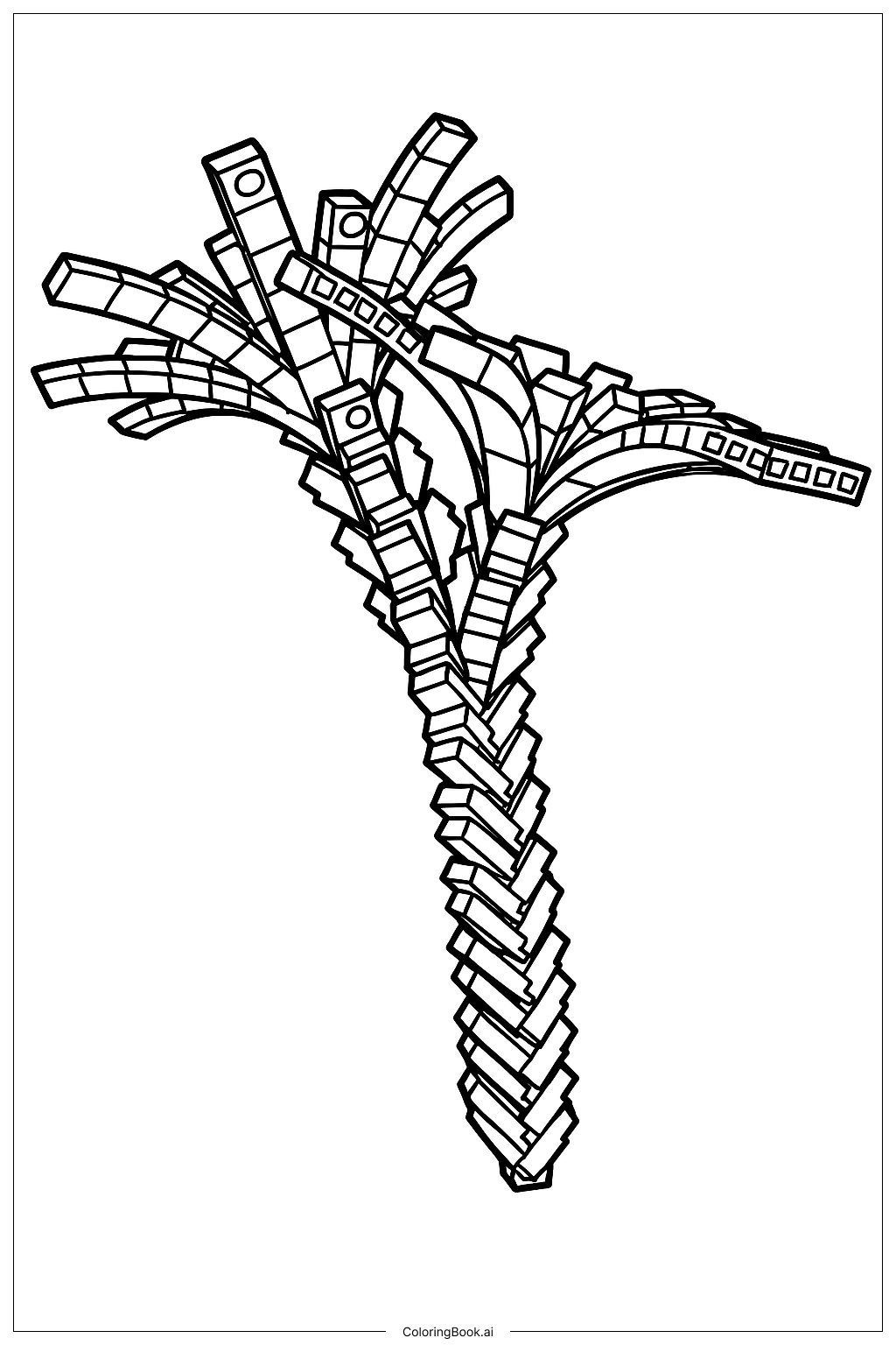 Burning Bud Crop Coloring Page