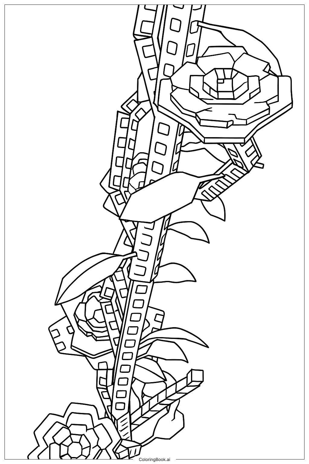Enkaku Crop Icon Coloring Page