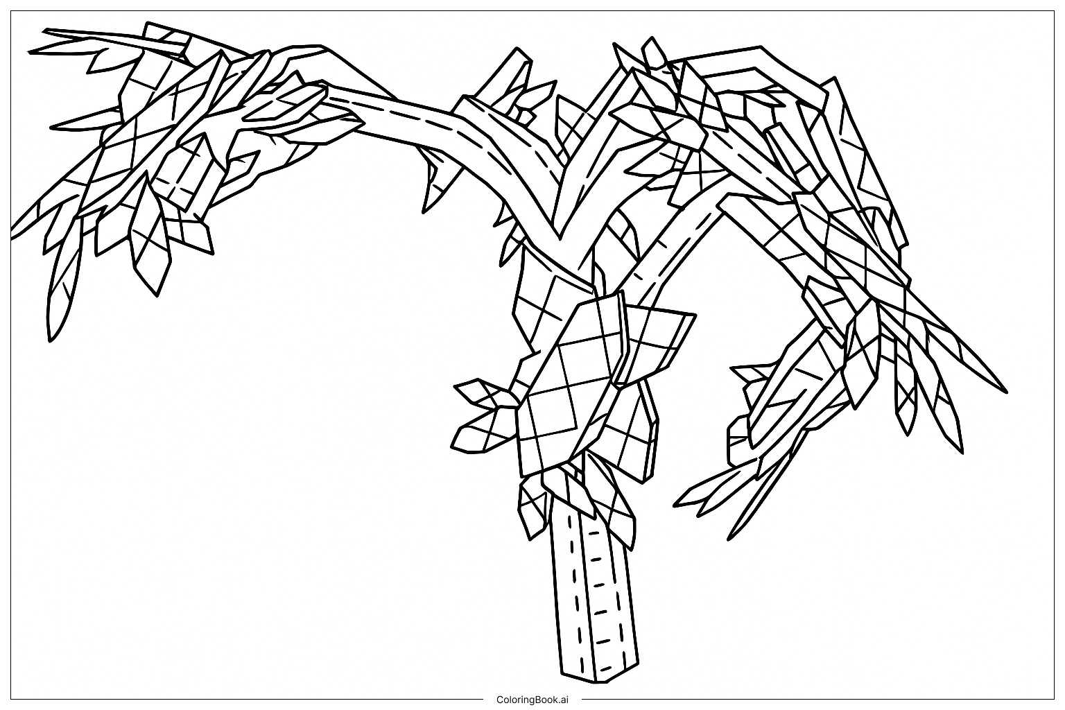 Maple Apple Coloring Page
