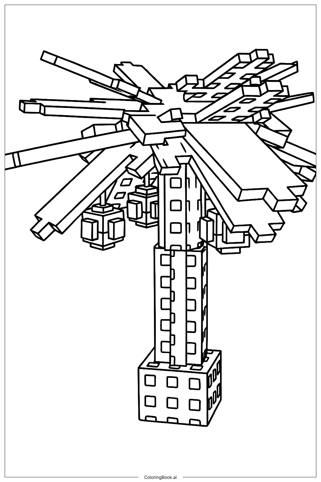 Passionfruit Tree Coloring Page