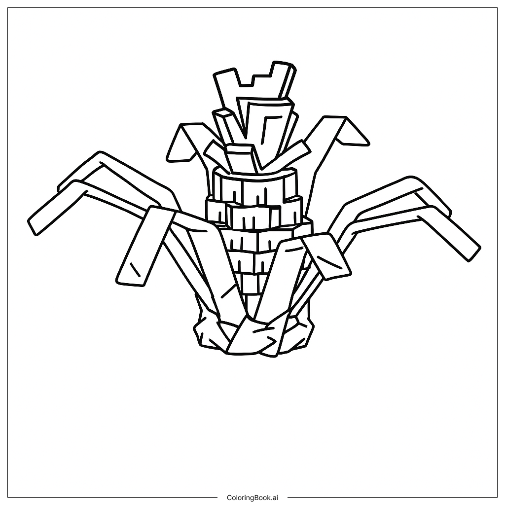 Pineappletree Coloring Page