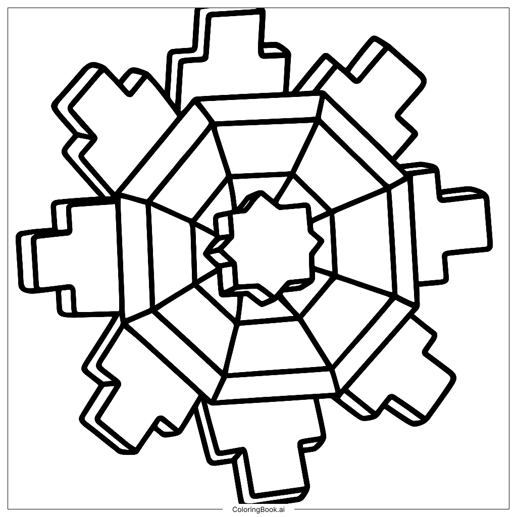 Tranquil Bloom Produce Coloring Page