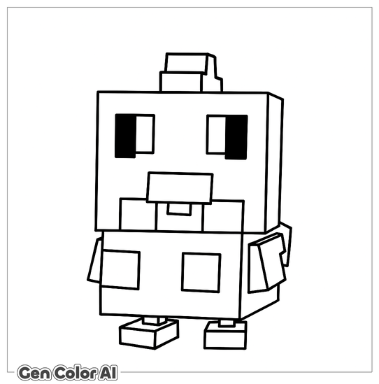 Chicken Coloring Page