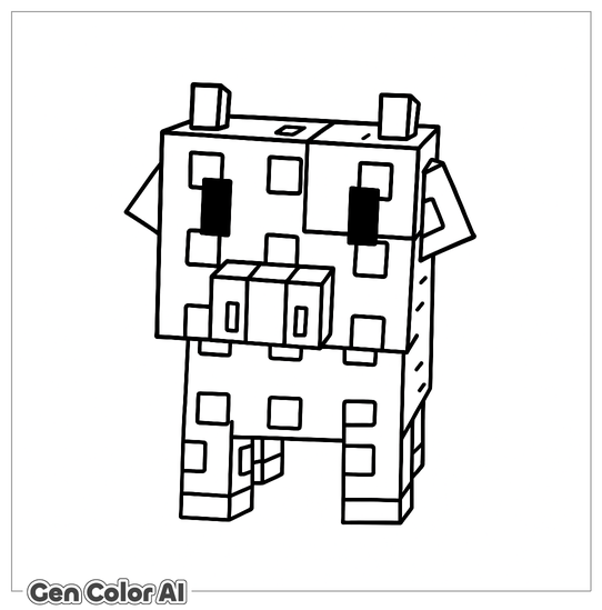 Cow Coloring Page