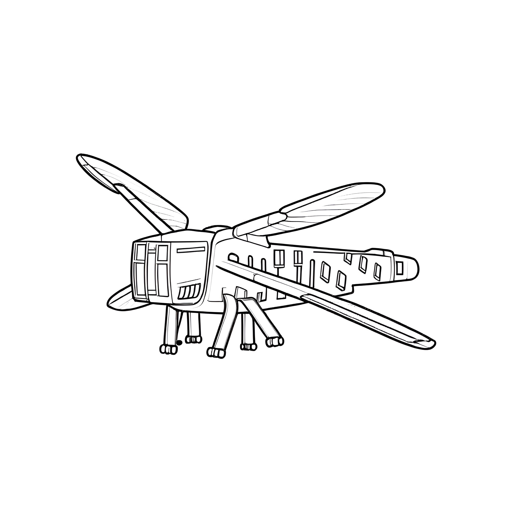 Dragonfly Coloring Page