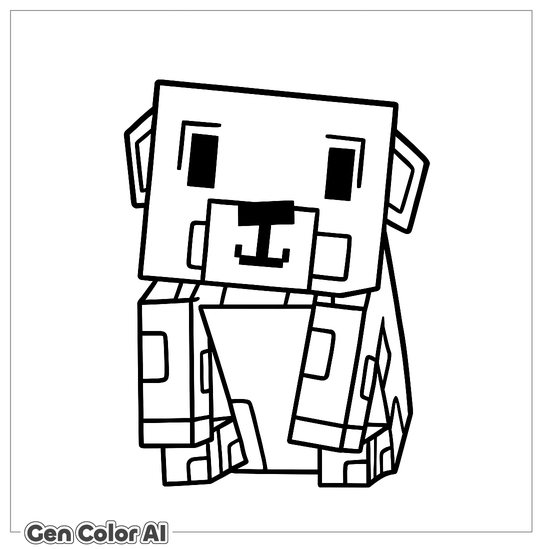 Silver Monkey Coloring Page